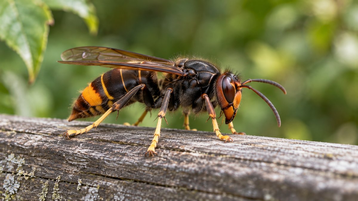 Frelon asiatique a pattes jaunes
